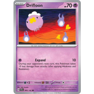 Drifloon 60/142 Pokemon TCG Scarlet & Violet Stellar Crown