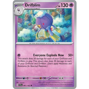 Drifblim 61/142 Pokemon TCG Scarlet & Violet Stellar Crown