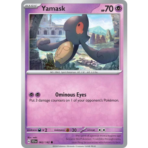 Yamask 62/142 Pokemon TCG Scarlet & Violet Stellar Crown