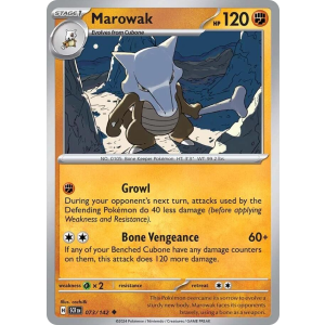 Marowak 73/142 Pokemon TCG Scarlet & Violet Stellar Crown