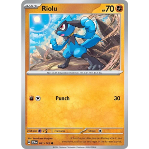 Riolu 81/142 Pokemon TCG Scarlet & Violet Stellar Crown