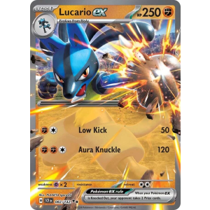 Double Rare Lucario ex 82/142 Pokemon TCG Scarlet & Violet Stellar Crown