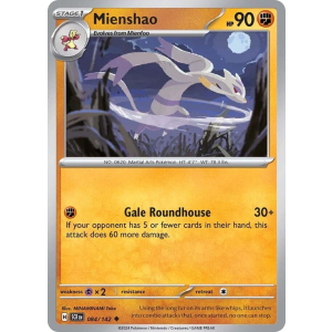 Mienshao 84/142 Pokemon TCG Scarlet & Violet Stellar Crown