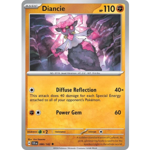 Diancie 86/142 Pokemon TCG Scarlet & Violet Stellar Crown