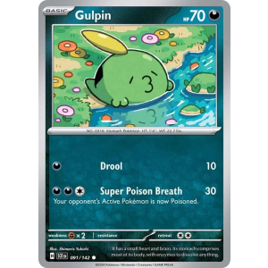 Gulpin 91/142 Pokemon TCG Scarlet & Violet Stellar Crown