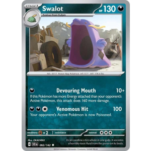 Swalot 92/142 Pokemon TCG Scarlet & Violet Stellar Crown