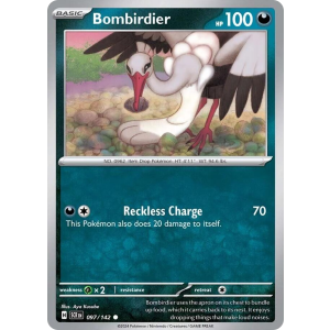 Bombirdier 97/142 Pokemon TCG Scarlet & Violet Stellar Crown