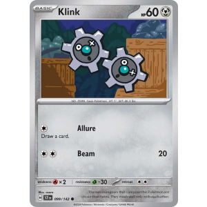 Klink 99/142 Pokemon TCG Scarlet & Violet Stellar Crown