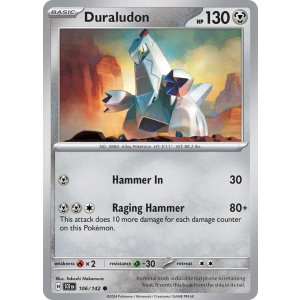 Duraludon 106/142 Pokemon TCG Scarlet & Violet Stellar Crown