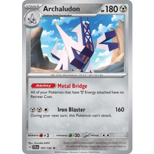 Archaludon 107/142 Pokemon TCG Scarlet & Violet Stellar Crown