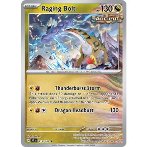 Raging Bolt 111/142 Pokemon TCG Scarlet & Violet Stellar Crown