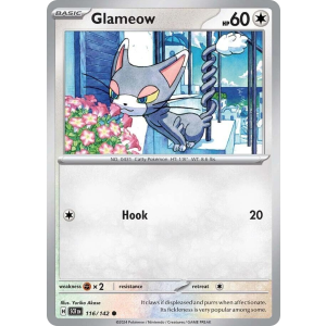 Glameow 116/142 Pokemon TCG Scarlet & Violet Stellar Crown