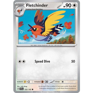 Fletchinder 122/142 Pokemon TCG Scarlet & Violet Stellar Crown