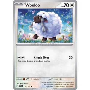 Wooloo 124/142 Pokemon TCG Scarlet & Violet Stellar Crown