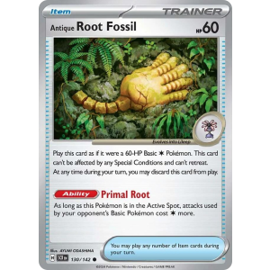 Antique Root Fossil 130/142 Pokemon TCG Scarlet & Violet Stellar Crown