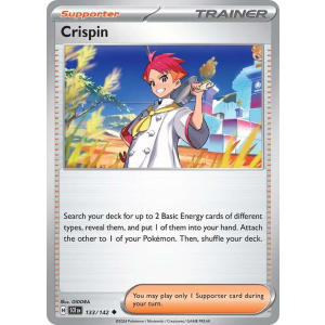 Crispin 133/142 Pokemon TCG Scarlet & Violet Stellar Crown