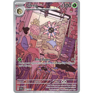 Illustration Rare Lileep 145/142 Pokemon TCG Scarlet & Violet Stellar Crown