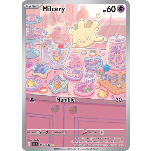 Illustration Rare Milcery 152/142 Pokemon TCG Scarlet & Violet Stellar Crown