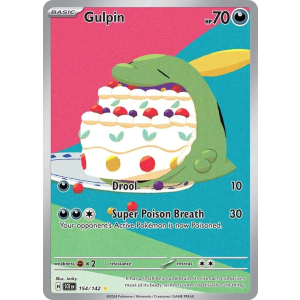 Illustration Rare Gulpin 154/142 Pokemon TCG Scarlet & Violet Stellar Crown