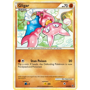 Gligar 49/90 Pokemon TCG HeartGold & SoulSilver HSUndaunted