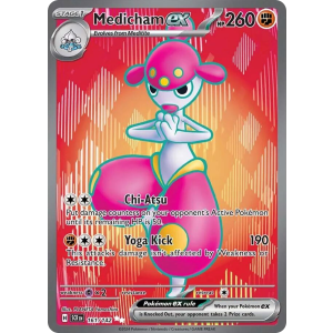 Ultra Rare Medicham ex 161/142 Pokemon TCG Scarlet & Violet Stellar Crown