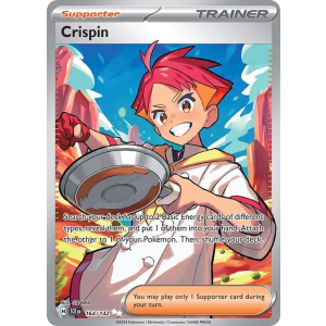 Ultra Rare Crispin 164/142 Pokemon TCG Scarlet & Violet Stellar Crown