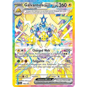 Special Illustration Rare Galvantula ex 168/142 Pokemon TCG Scarlet & Violet Stellar Crown