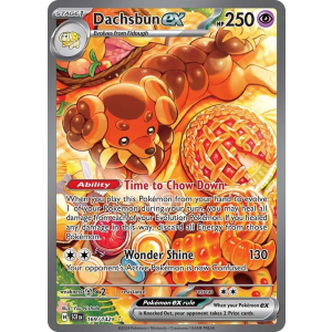 Special Illustration Rare Dachsbun ex 169/142 Pokemon TCG Scarlet & Violet Stellar Crown