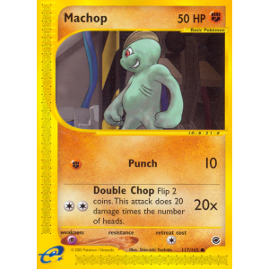 Machop 117/165 Pokemon TCG E-Card Expedition Base Set