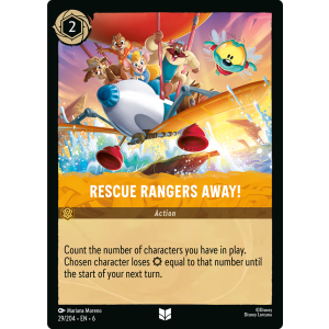 Rescue Rangers Away! 29/204 Disney Lorcana TCG Azurite Sea