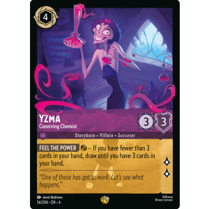 Legendary Yzma - Conniving Chemist 56/204 Disney Lorcana TCG Azurite Sea