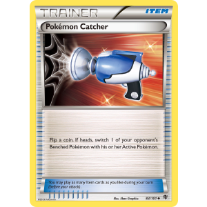 Pokémon Catcher 83/101 Pokemon TCG Black & White Plasma Blast