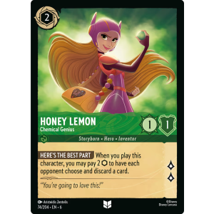 Honey Lemon - Chemical Genius 74/204 Disney Lorcana TCG Azurite Sea