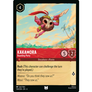 Kakamora - Boarding Party 104/204 Disney Lorcana TCG Azurite Sea