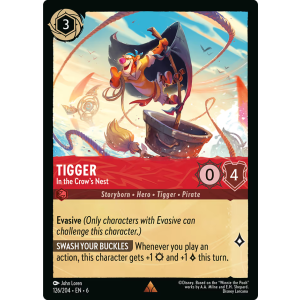 Tigger - In the Crow’s Nest 126/204 Disney Lorcana TCG Azurite Sea