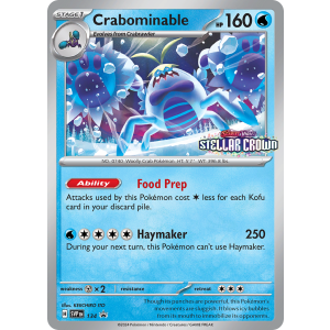 Promo Crabominable 134/150 Pokemon TCG Scarlet & Violet Scarlet & Violet Promos