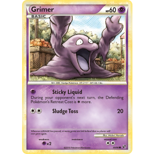 Grimer 50/90 Pokemon TCG HeartGold & SoulSilver HSUndaunted