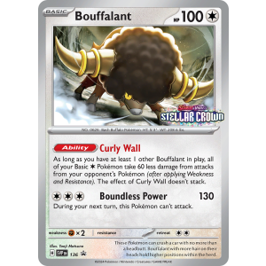 Promo Bouffalant 136/150 Pokemon TCG Scarlet & Violet Scarlet & Violet Promos