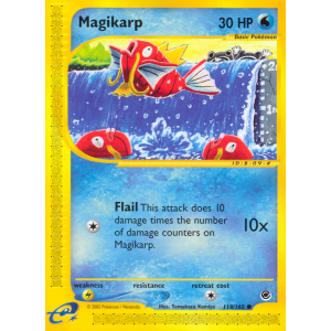 Magikarp 118/165 Pokemon TCG E-Card Expedition Base Set