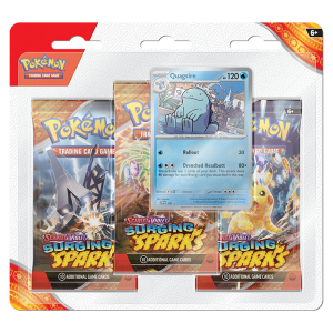 Pokémon TCG Scarlet & Violet Surging Sparks 3-Pack Blister - Quagsire