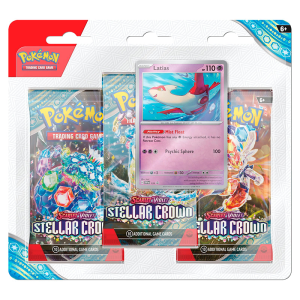 Pokémon TCG Scarlet & Violet Stellar Crown 3-Pack Blister - Latias