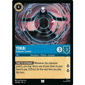 Yokai - Enigmatic Inventor 143/204 Disney Lorcana TCG Azurite Sea