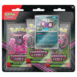 Pokémon TCG Scarlet & Violet Shrouded Fable 3 Pack Blister Pecharunt