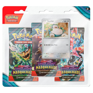 Pokémon TCG Scarlet & Violet Twilight Masquerade 3 Pack Blister Snorlax