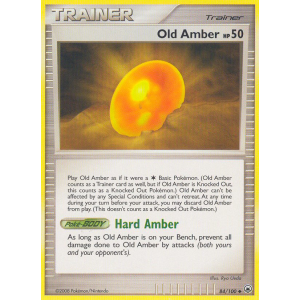 Old Amber 84/100 Pokemon TCG Diamond & Pearl Majestic Dawn