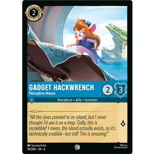 Gadget Hackwrench - Perceptive Mouse 151/204 Disney Lorcana TCG Azurite Sea