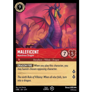 Promo Maleficent - Monstrous Dragon 5/204 Disney Lorcana TCG Promo Set 1