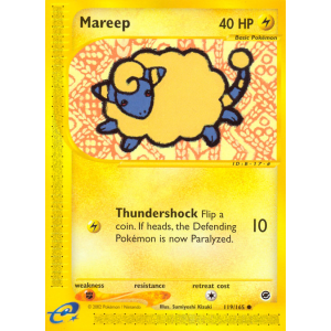 Mareep 119/165 Pokemon TCG E-Card Expedition Base Set