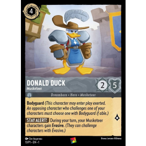 Promo Donald Duck - Musketeer 13/204 Disney Lorcana TCG Promo Set 1