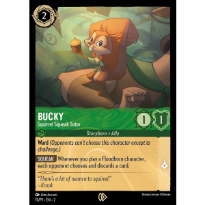 Promo Bucky - Squirrel Squeak Tutor 15/204 Disney Lorcana TCG Promo Set 1